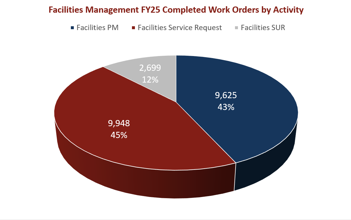 FY25 Website Chart by Activity